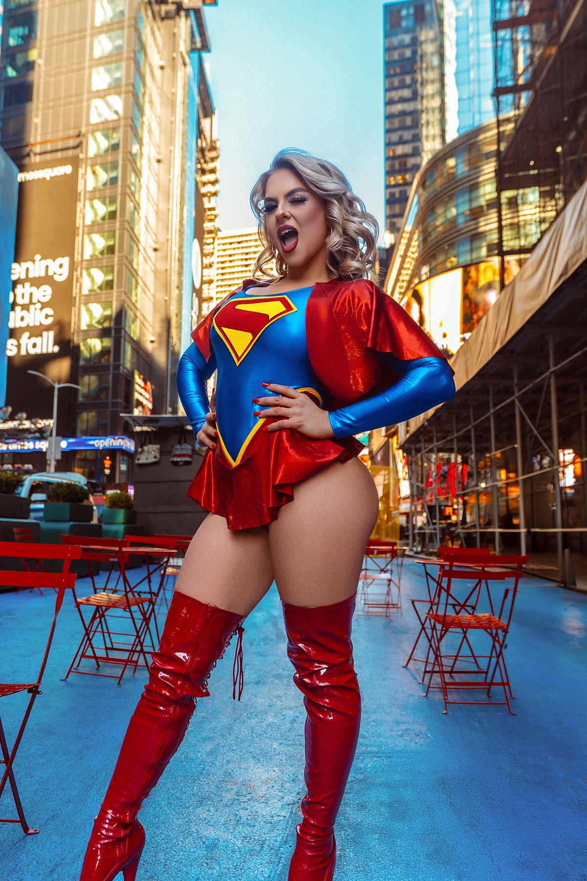 Motley Monroe Super girl Inspired Cosplay Print V1