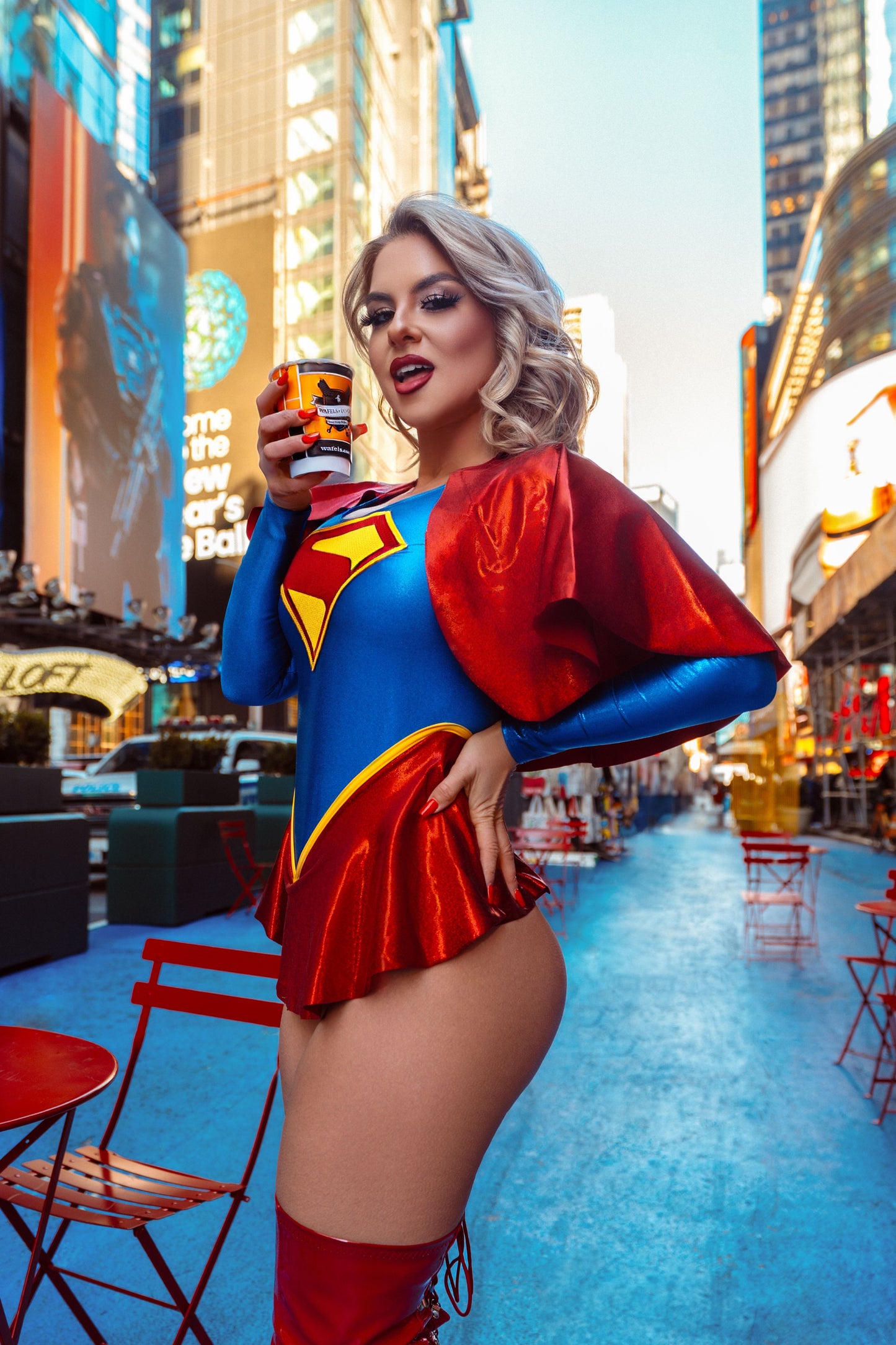 Motley Monroe Super girl Inspired Cosplay Print V2