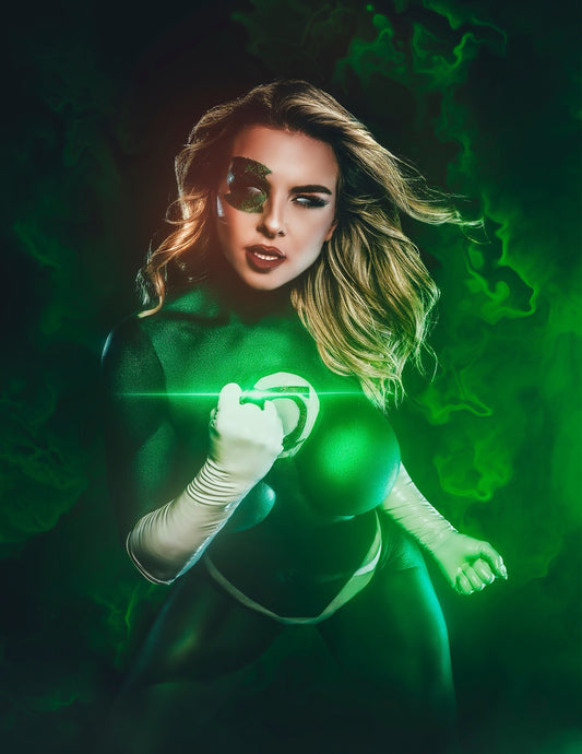 Motley Monroe Green Lantern Inspired Cosplay Print V2